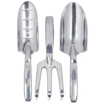 

3 Piece Garden Tool Set Including Transplanting Spade,Trowel,Cultivator Gardening Tools Kit