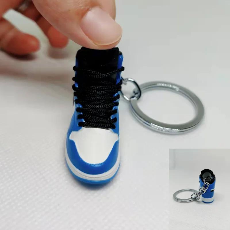 5CM Creative 3D Mini Winged Basketball Shoes Three-dimensional Model Keychain Sports Shoe Lovers Souvenir Keyring 2022 Year Gift ladies halloween costumes Cosplay Costumes