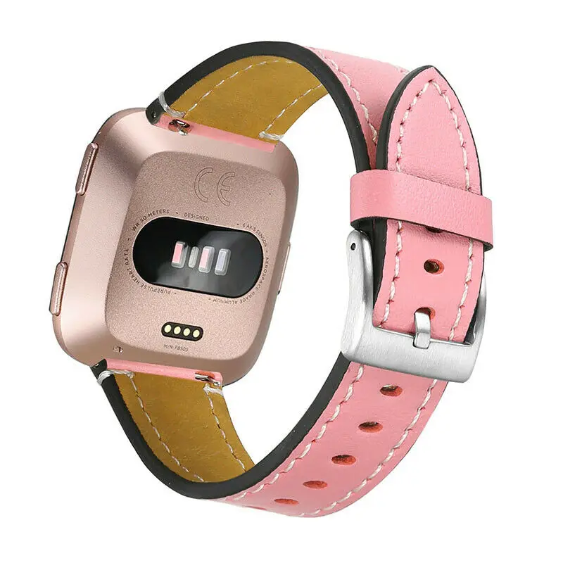 Ремешок для Fitbit Versa кожаный сменный ремешок для наручных часов браслет ремешок для Fitbit Versa