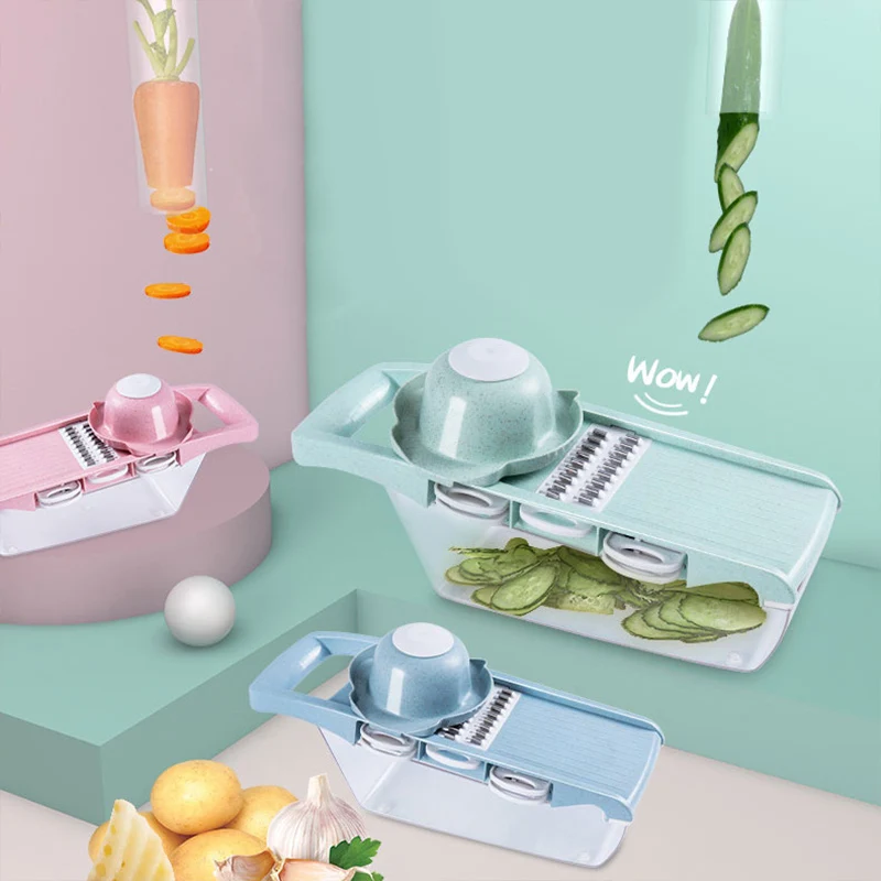 

CUISHIP Multi-Function Shredder Potato Manual Shred Slicer Home Kitchen Carrot Wire Grater Household Kitchen Tools