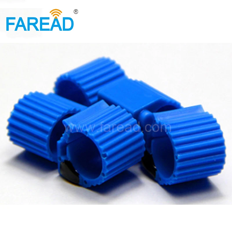 Free shipping x100pcs ISO11784/5 FDX-B ABS 9mm EM4305 134.2KHz RFID Animal Tag Electronic pigeon Ring For for racing | Безопасность и