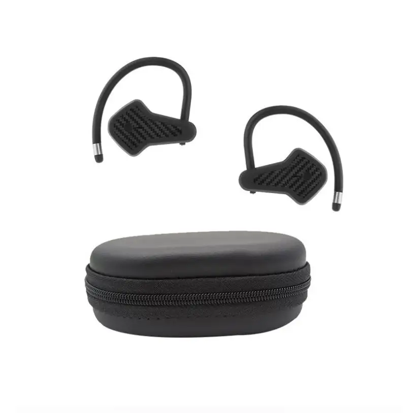 JHO A7 Bluetooth5 1 TWS Ear hook Earphones Key Control Detachable Ear Hanger Ear Bushing Headset Noise Isolation Sport Headphone