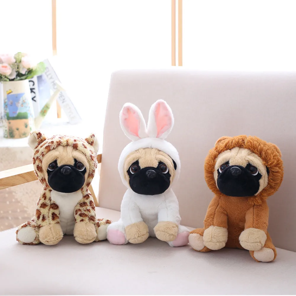 Animal Toys For Children Soft Cotton Toys Anime 24cm Puppy Cartoon Plush Toy Dress Up Puppy Doll Stuffed Interactive Toys W822