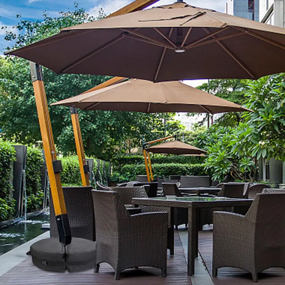 2020 New Outdoor Patio Umbrella Base Weight Bag Weatherproof Parasol Umbrella Heavy Duty Sand Bags Stand Base For Home Hotel Use Shade Accessories Aliexpress