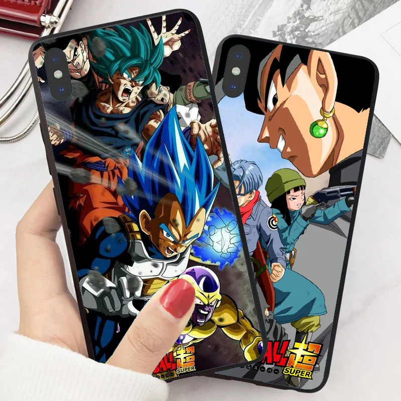 Чехол с рисунком Dragon Ball Super Z Son Goku для iphone 11 11PRO X XR XS MAX 5S SE 6S 7 8PLUS роскошный мягкий