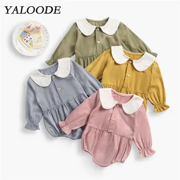 

Baby Girl Boy Romper 0-3T Spring Summer Newborn Baby Clothes Cotton Long Sleeve Baby Jumpsuit Infant Toddler Outfits Clothing