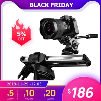 

Micro 2 Camera Slider Track Dolly Slider Rail System Professional Max Payload 8KG Mini Video Slider For DSLR BMCC RED ARRI mini