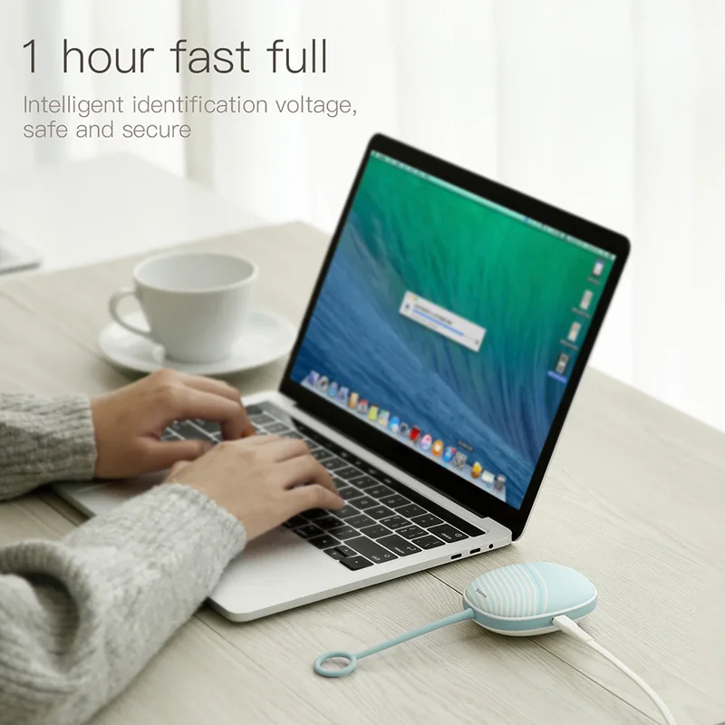 Baseus подогреватель рук грелка USB Перезаряжаемый удобный карманный мини