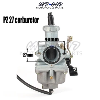 

27mm Carburetor PZ27 Hand Or Cable Choke for KEIHIN 125cc 140cc 150cc 160cc Dirt bike ATV Quad Motorcycle Carburetor