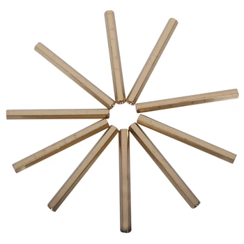 

M3 x 50mm Female/Female Thread Brass Hex Standoff Spacer 10pcs