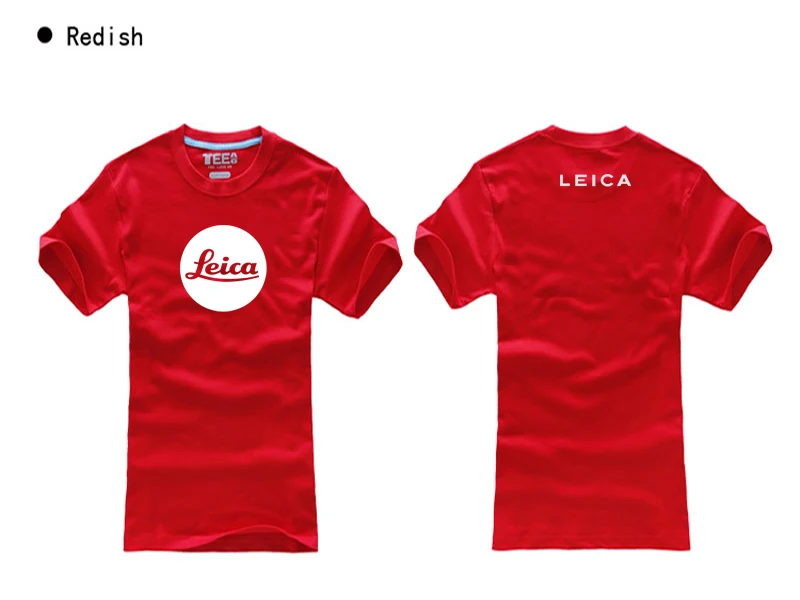 

Good short sleeves cotton tops cool t shirt summer jersey costume Leica logo t shirt