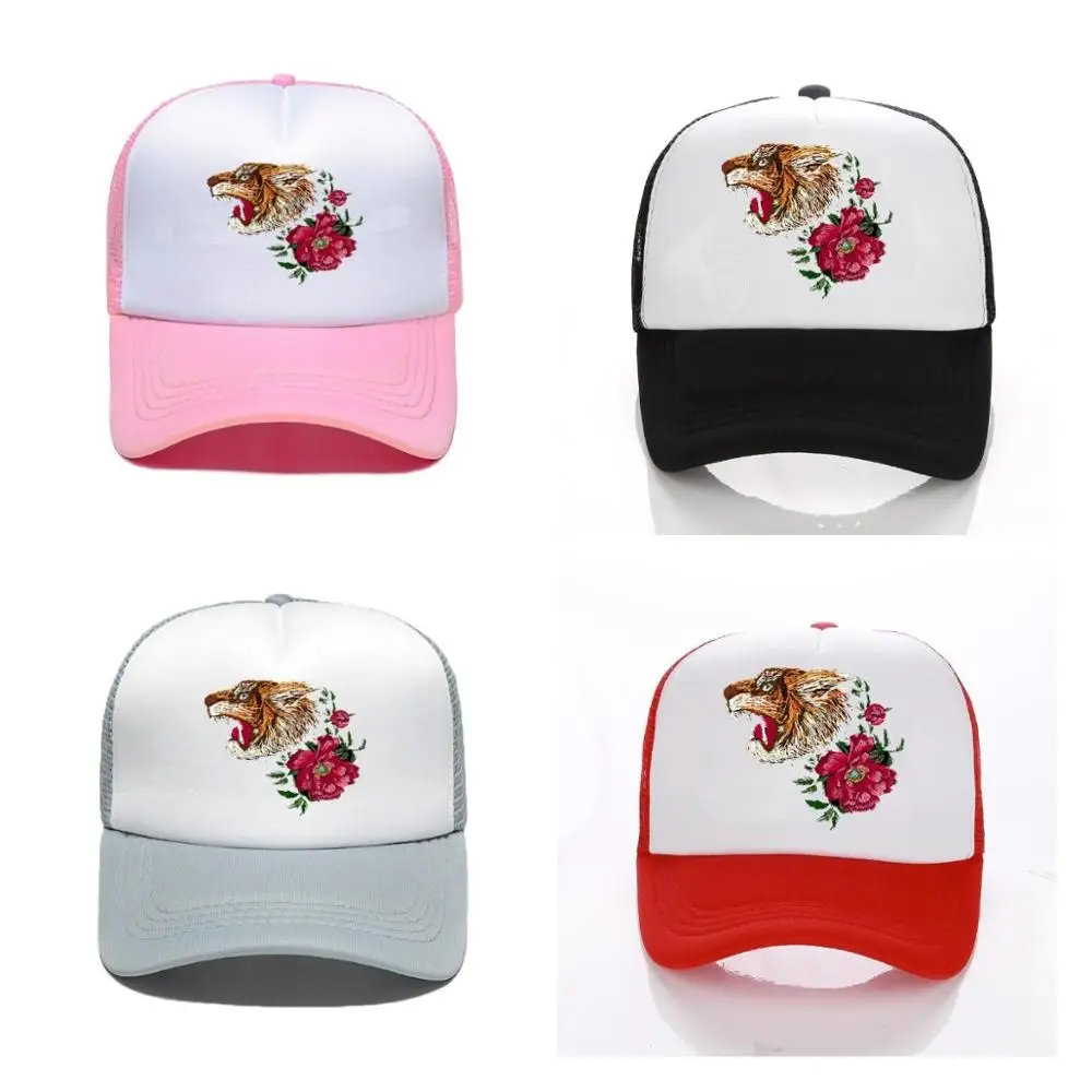 

Outdoor Sport Hat Cute Cartoon Printed Baseball Caps Mesh Hat Hiking Caps Adjustable Snapback Hip Hop Hat