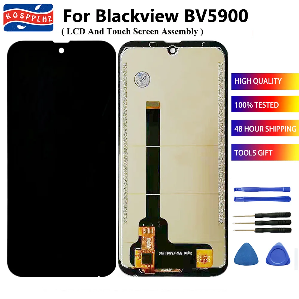 ЖК-дисплей 5 7 дюйма для BLACKVIEW BV5900 + сенсорный экран 100% протестированный Новый BV 5900