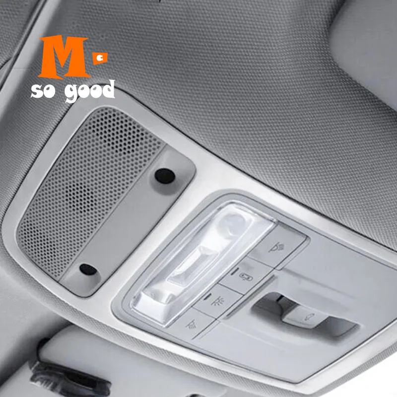 ABS Matte Auto Interior Accessories Sticker 2013 2014 2015 2016 For Audi Q3 Car Front Reading Lamp Light Frame Panel Cover Trim |