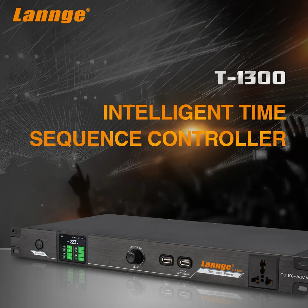 Lannge T 1300 8 channel Intelligent Power регулятор последовательности универсальный контроллер с