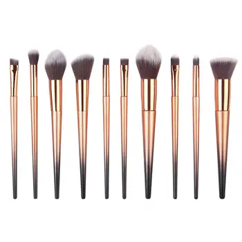 

10pcs Professional Makeup Brushes Makeup Brushes Set with Blush Foundation Highliter Brush Eeyshadow Concealer Brush and so on