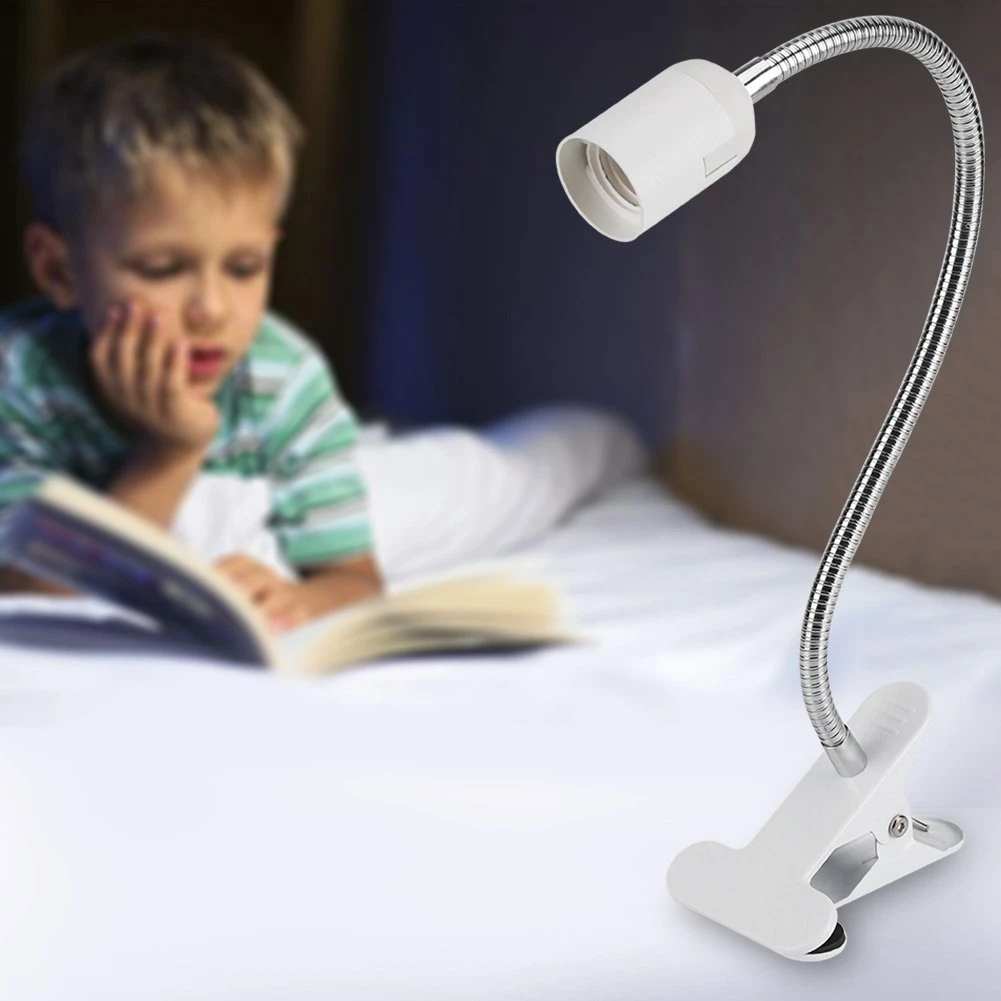 E27 E26 Clip On Lamp Base Led Reading Light Desk Lamp Base Flexible Neck Night Light Clamp For Desk Bed Headboard Tattoo Desk Lamps Aliexpress