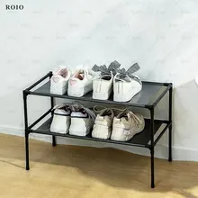 Étagère à chaussures Simple à 3 niveaux, Tube en acier épais assemblé, armoire à chaussures anti poussière, dortoir de maison, petite taille, étagère à chaussures