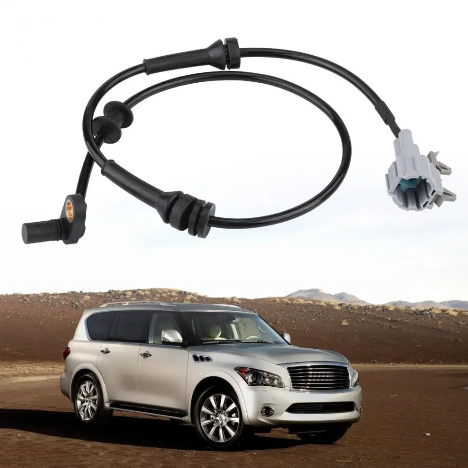 Черный ABS Скорость тормозной Сенсор для Infiniti QX56 база 2004 2005 2006 2007 47910-7S025 Пластик/металл авто аксессуары