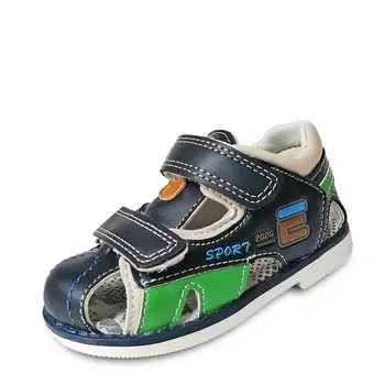 

new 1pair Children boy arch support PU Sandals shoes+inner 13-16.3cm