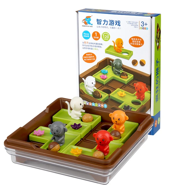 Montessori Brinquedos Educativos para Crianças, Jogos de Tabuleiro, Estrada  Lógica Inteligente, Puzzle de Construção, Jogo de Lógica - AliExpress