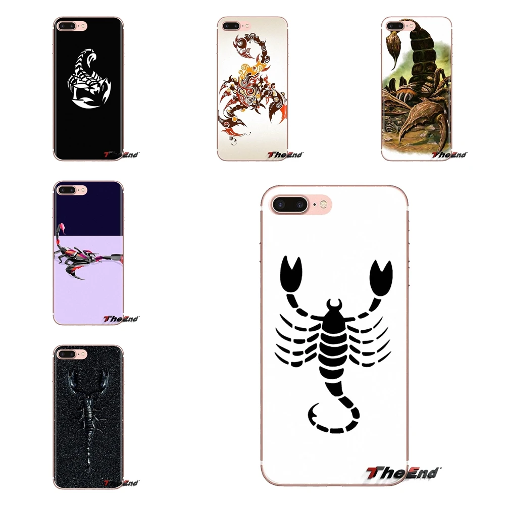 black animal scorpion For iPod Touch Apple iPhone 4 4S 5 5S SE 5C 6 6S 7 8 X XR XS Plus MAX Soft Transparent Cases Covers |
