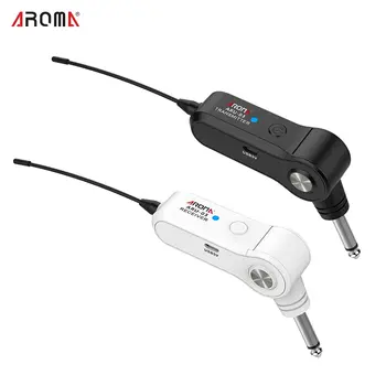 

AROMA ARU-03 UHF Wireless AudioTransmitter Receiver Built-in Rechargeable Lithium Battery Max 20M Transmission Range
