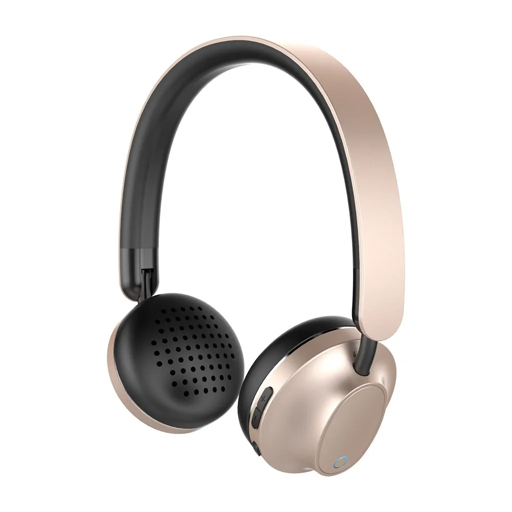 Ouhaobin, беспроводные Bluetooth наушники, гарнитура с шумоподавлением, стерео, Бас Звук, наушники с микрофоном для ПК, для телефона - Цвет: GD