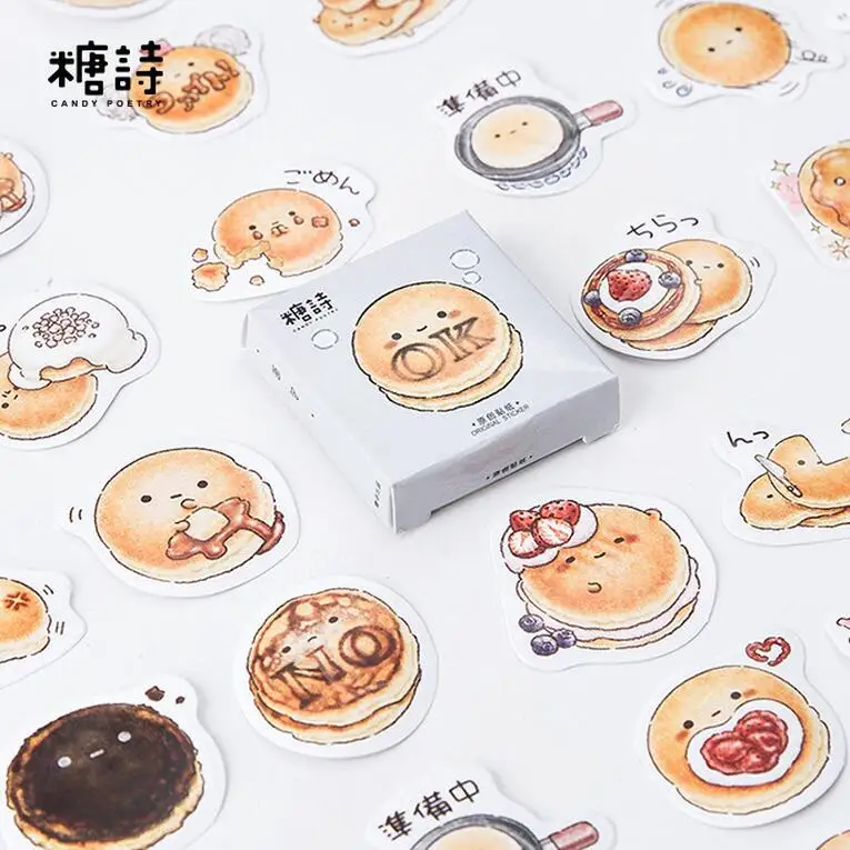 45 pcs/Box Various Stickers Cute Kawaii Planner Journal Diary Scrapbooking Paper