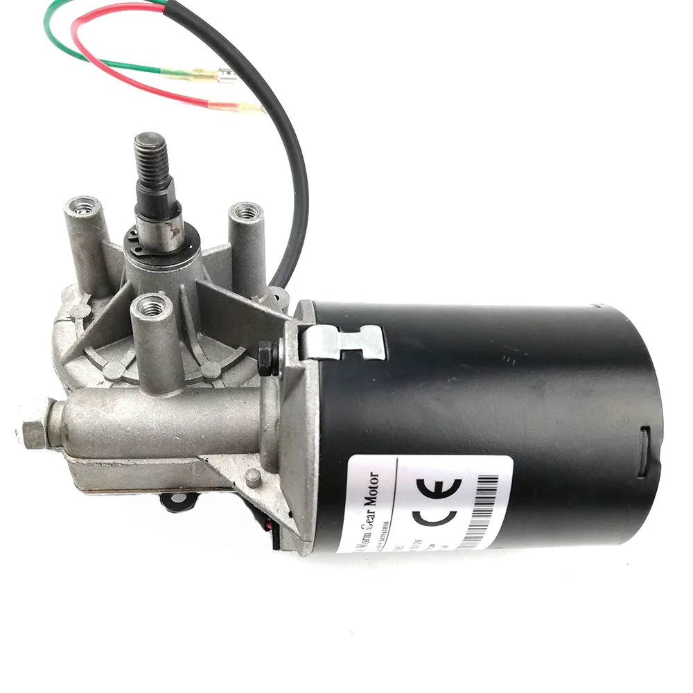 45RPM GW7085 dc 12 v 6N.m 6A low speed high torque worm gear reducer