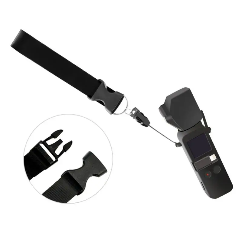 Silicone Camera Cover Soft Holder Cap Case Guard Hood Protector Skin Housing Shell Hand Strap Rope For DJI OSMO Pocket Gimbal