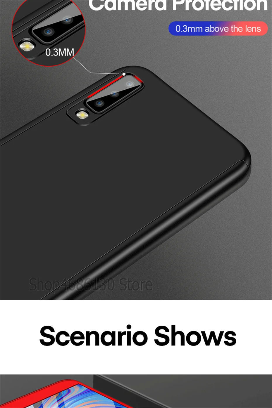 360 Полное покрытие чехол для samsung Galaxy A6 A8 плюс A7 корпус телефона для samsung Galaxy A30 A50 M10 M20 A9 Чехлы Capa