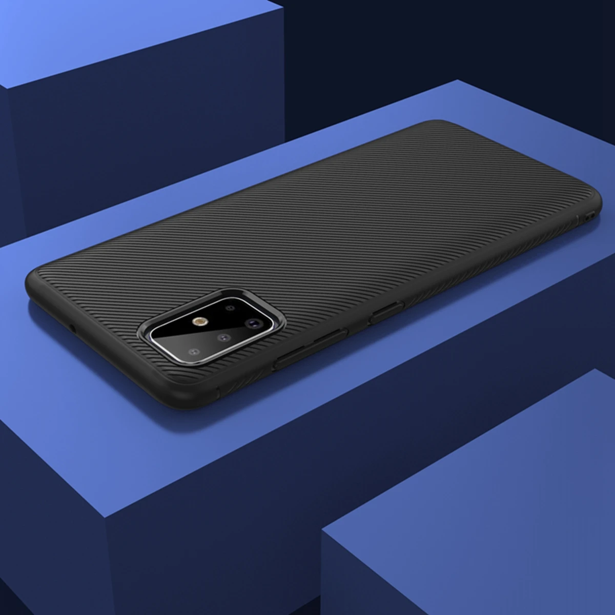 Для samsung Galaxy A71 Чехол Мягкий ТПУ защитный чехол Противоскользящий силиконовый чехол на заднюю панель для samsung A71 A51 чехол противоударный