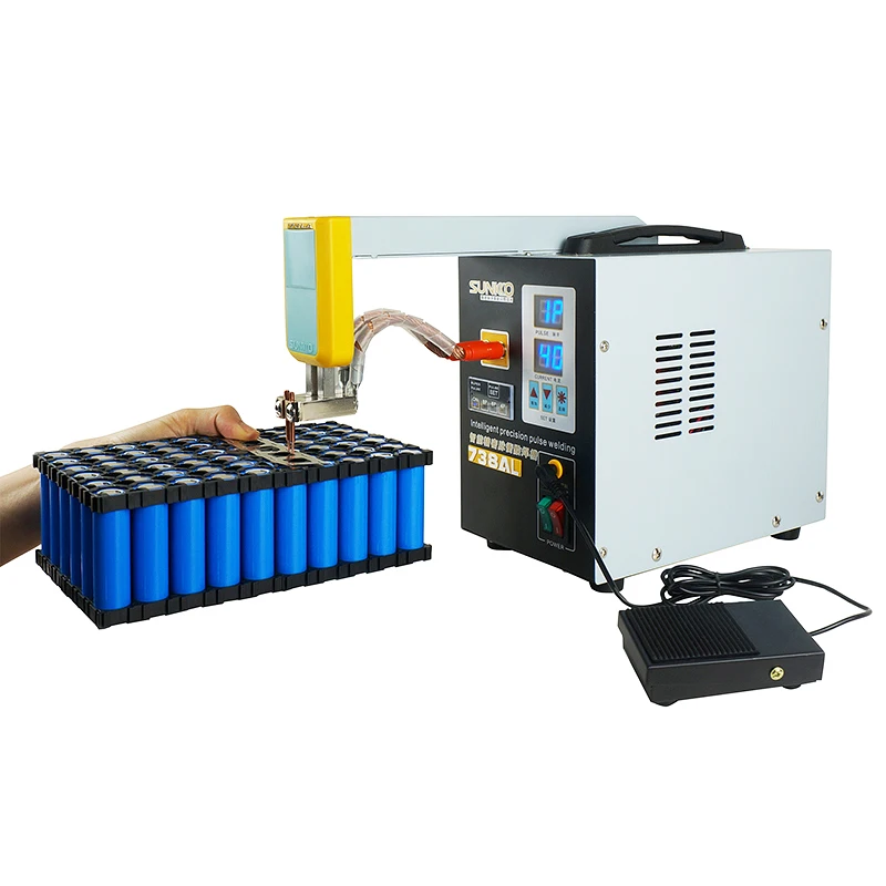

SUNKKO 738AL Magnetic removable telescopic arm battery spot welder Small 18650 lithium battery welding machine with 70B pen