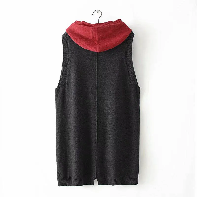 Демисезонный женский жилет размера плюс, обхват груди 128 см, 5XL, 6XL, 7XL, красный, серый, синий цвета