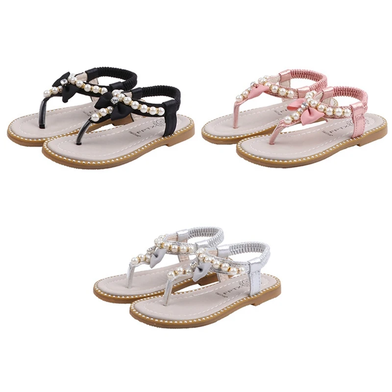 

New Hot Girls Sandals Gladiator Flowers Sweet Soft Children's Beach Shoes Kids Summer Floral Sandals