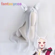 Аниме Sewayaki Kitsune No Senko-san Shiro длинный парик с ушками Косплей Костюм термостойкие синтетические волосы парики+ Бесплатный парик колпачок