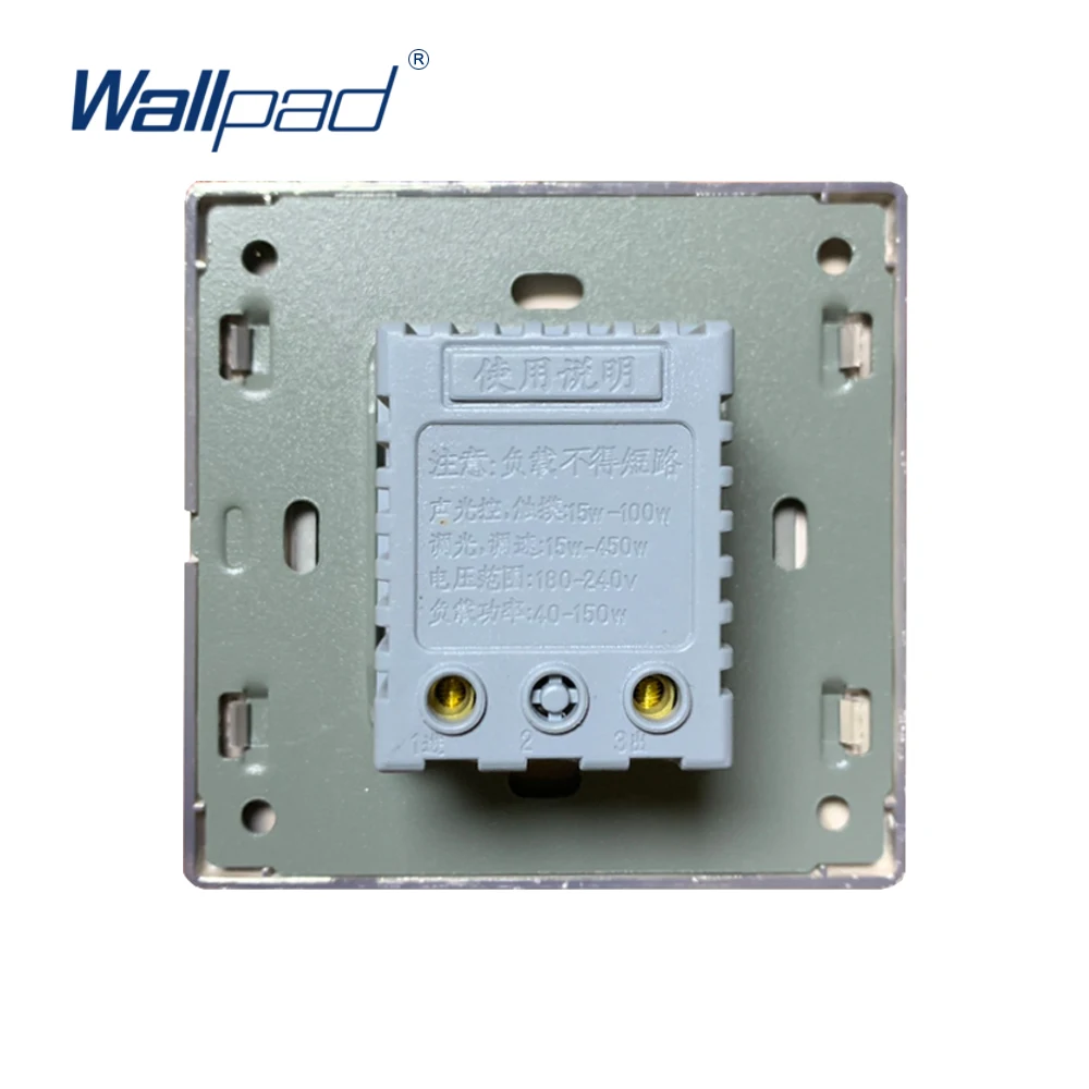 2019 фонарь с диммером Wallpad роскошный выключатель света электрические