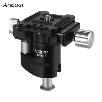 

Mini Ball Head 360 Degree Rotating Panoramic Camera Tripod Ballhead with 1/4 Inch Screw Quick Release Plate Max. Load 6kg/13.2lb