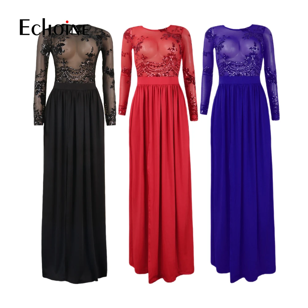 blue and black bodycon dress