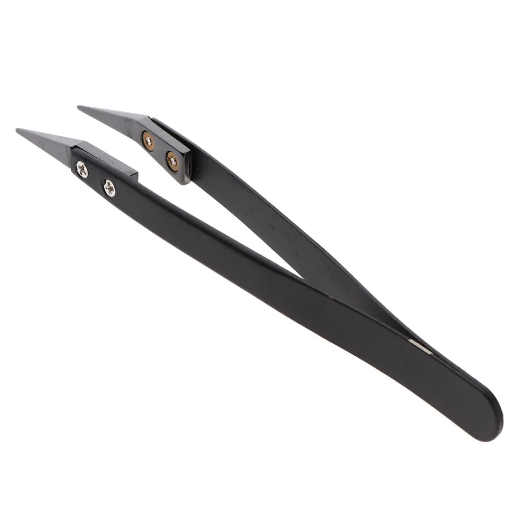 Ceramic Tweezer Precision Ceramic Tips Tweezers for Vaping,Coil Master,Hobbies,DIY Crafts