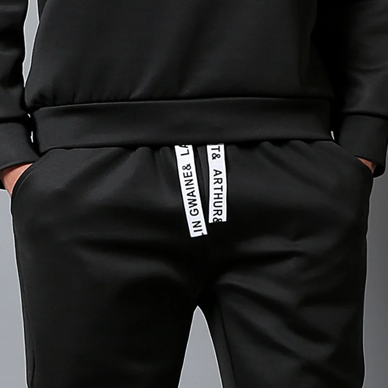 Cheap Men Sets Hooded Sport Suit Tracksuit Outfit Suit 2 Piece Set Suits Hoodies