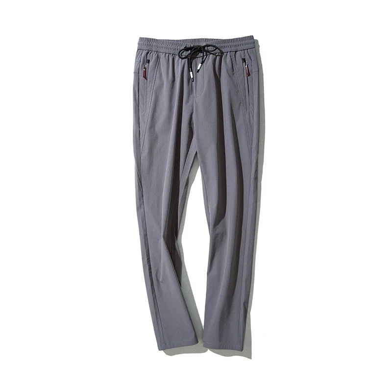 

Summer pant ultra-thin breathable ice silk pants mens casual pants youth solid color sweatpants quick-drying pants