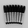 3 pcs/lot Black Permanent Oil Marker Pen Token Pens for Paper Metal Glass Marking Pen Office School Supplies Large Capacity Pen 6