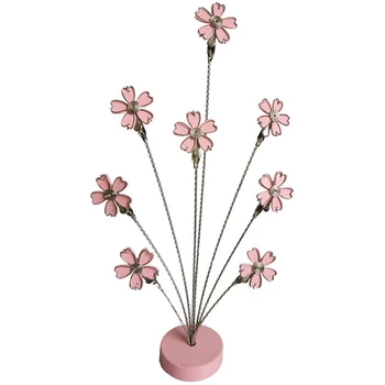 

Card Photo Clips Holder Desk Stand for Memo Paper Note Photo Christmas Wedding Card Display (Cherry Blossoms)