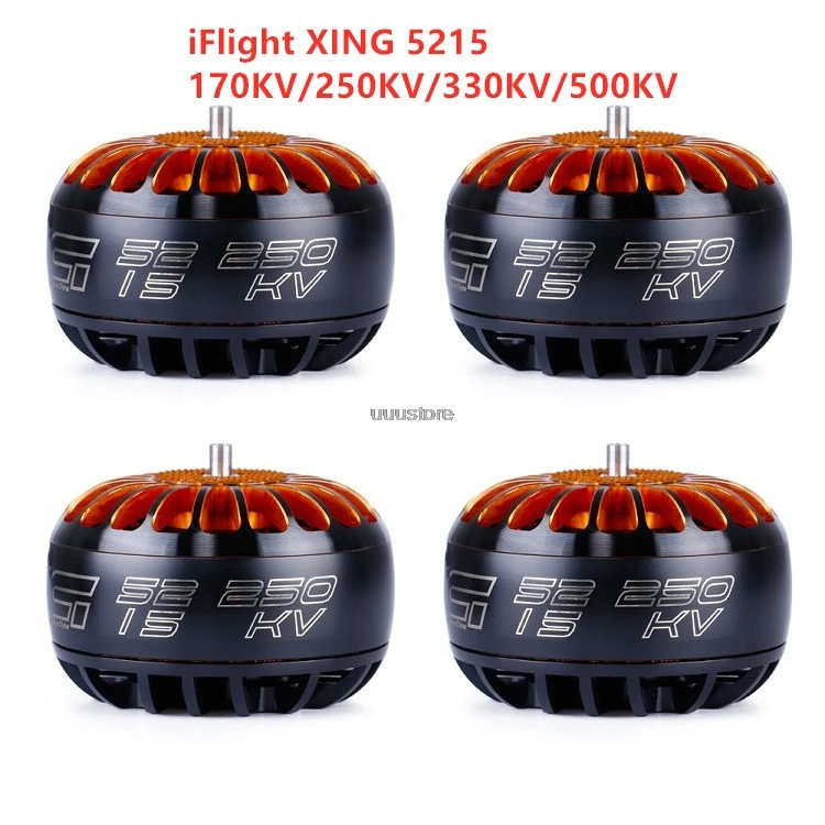 1/2/4 шт iFlight XING 5215 170KV / 250KV / 330KV / 500KV 6S FPV NextGen бесщеточный двигатель для радиоуправляемого дрона X-Class FPV