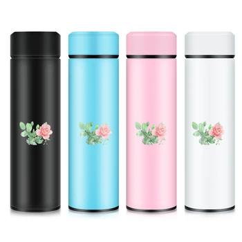 

CUSTOM 500ML Thermos Vacuum Flasks Temperature Display Stainless Steel Water Bottle Travel Coffee Tea Milk Mug Thermoes Cup Warm