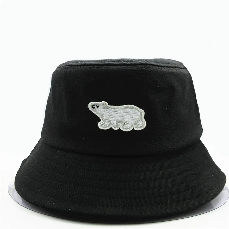 Polar bear animal embroidery cotton 