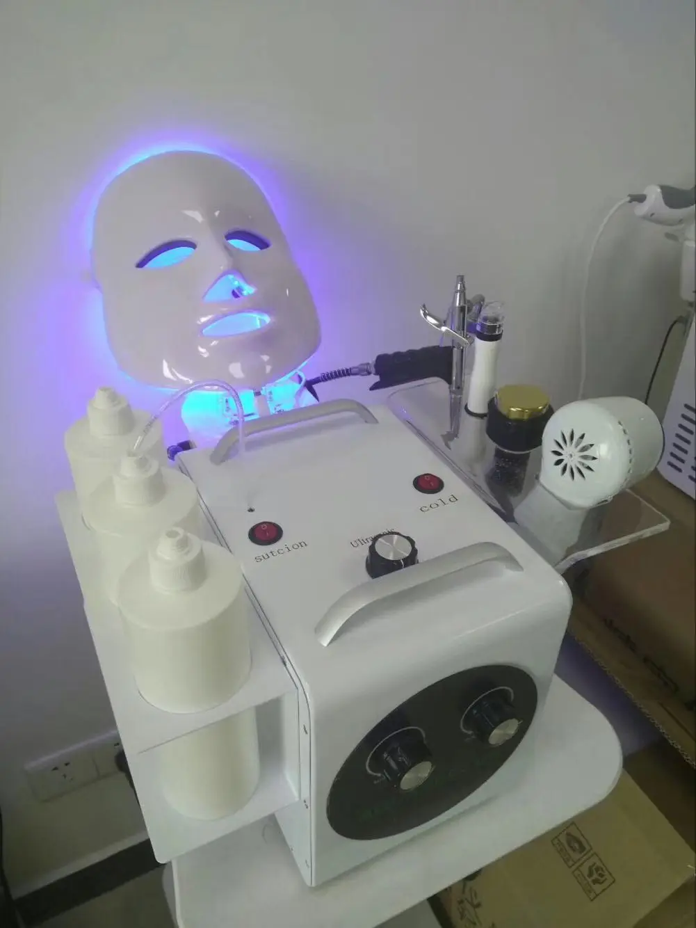 2018 new updated Face Rejuvenation skin lifting aqua facial machine skin care dermabrasion aqua machine peel