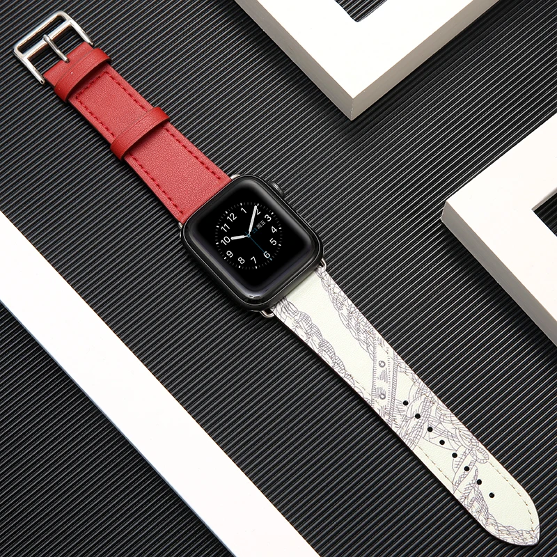 Ремешок для наручных часов Apple watch, ремешок 42 мм, 38 мм, версия в одиночку кожаный браслет, ремешок на запястье для наручных часов Iwatch серии 5/4/3/2/1 44 мм 40mmAccessories
